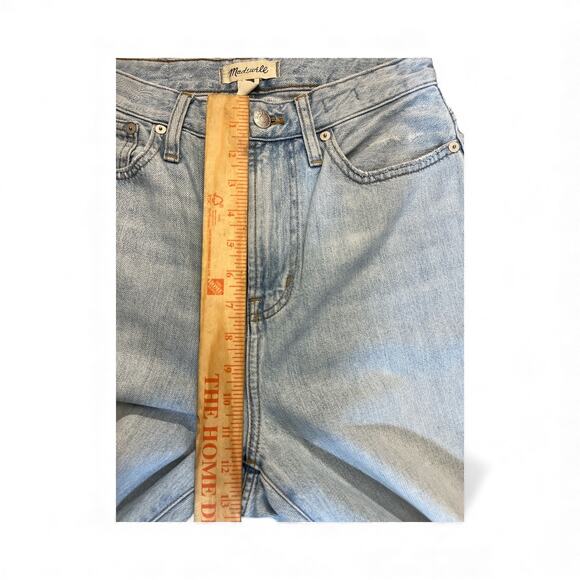 Madewell Curvy Perfect Vintage Jeans Women 26 High Rise Straight Leg Light Wash - Picture 9 of 11